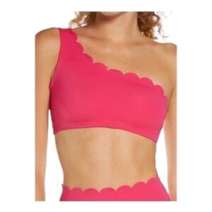 Chelsea28 Scallop Pink Bikini Top Size XL